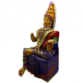 Varalakshmi Devi Idol Set (Violet Colour)